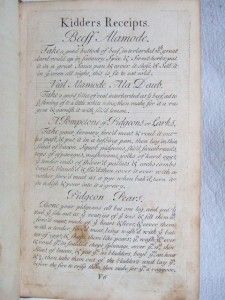 1740 v. Rare EARLY COOKERY 1st PUFF PASTRY Recipe * 1st Ed * Entirely 