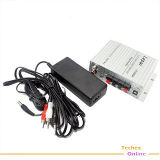   audio stereo amplifier 1 x 100v 240v power adapter in retail package