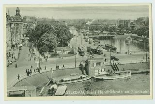 032507 Amsterdam Netherlands Nederland Prins Hendrikkade Postcard 