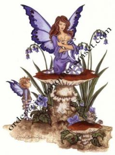 Amy Brown Fairy Print Little Blessings Mother Baby Fae