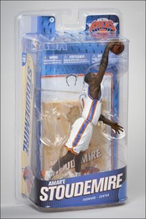 McFarlane NBA Series 19 Amare Stoudemire White Jersey New York Knicks 