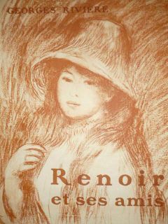   Auguste Renoir ORIGINAL Lithograph et ses amis plate SIGNED Guaranteed