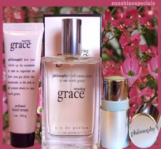 Philosophy Amazing Grace Eau de Parfum Hand Cream Perfume Solid Set 
