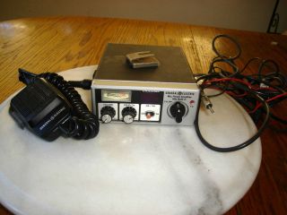   Electric CB Radio 3 5804F 40 Channel GE Mic Power Amplifier ANL