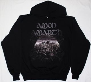 Amon Amarth Battle Death Viking Metal Turisas Hoodie s XXL New Black 