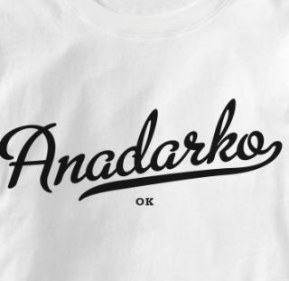 Anadarko Oklahoma OK Metro Hometown Souvenir T Shirt XL