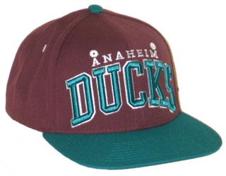 Anaheim Ducks NHL Hockey Vintage Purple Super Star Snapback Hat Cap 