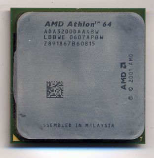 AMD Athlon 64 3200 Socket 939 CPU ADA3200DAA4BW Venice