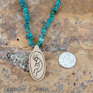 Navajo Native American Turquoise & Pottery Necklace SKU#221251