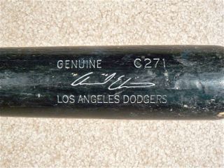 Andre Ethier Dodgers Game Used Louisville Slugger Uncracked Bat 2012 