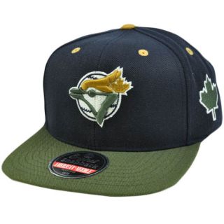 MLB American Needle Blockhead Earthtone Wool Snapback Hat Cap Toronto 