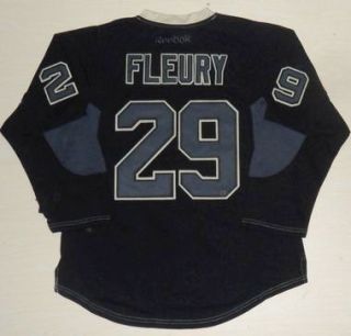 Marc Andre Fleury Pittsburgh Penguins Black Ice Jersey