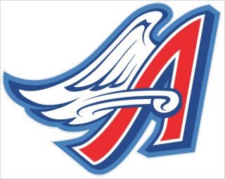 Anaheim Angels 3 Team Logo 7 x5 75 Sticker Decal New