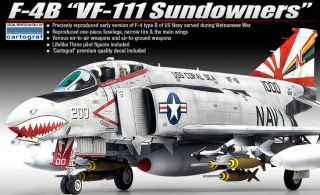 48 F 4B Phantom II VF 111 Sundowners Cartograf Decal Academy New 