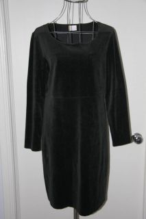 hanna andersson womens black velvet dress large