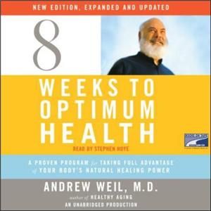 Book Audiobook CD Andrew Weil Healthy Living 8 Weeks to Optimum Health 