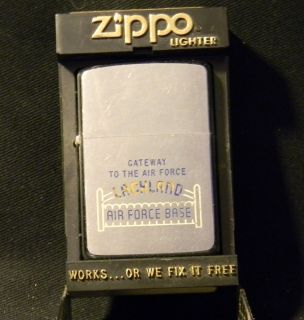 Zippo Gateway to The Air Force Lackland AFB Used 1969
