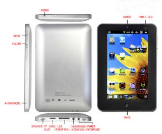 Tablet PC 7 Touchscreen WiFi 3G Mid Google Android 2 2
