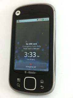 Motorola Cliq XT T Mobile Touchscreen Android Smartphone