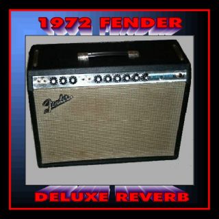 1972 Fender Deluxe Reverb Vintage Amp Mousepad
