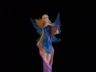 Angel Wings Fairy Pen Poly Resin Novelty Castle Glitter