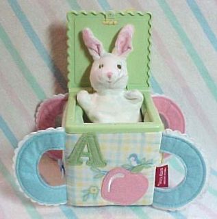 Amy COE Baby Toy Bunny Rabbit Jack in The Box Plush Le