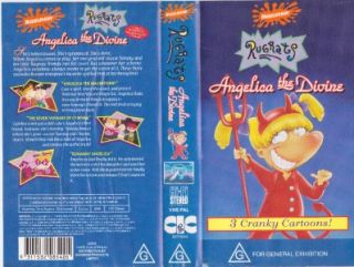 Rugrats Angelica The Divine Video PAL VHS A RARE Find