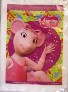 New Angelina Ballerina Ballet Party Jointed Poster Table Cover Loot 