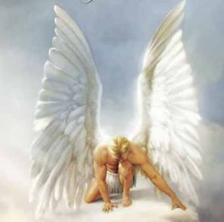   Angel in Love Watcher Earrings Angels White Light Guardian