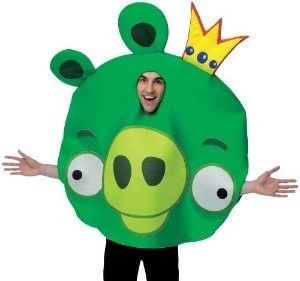 angry birds king pig adult costume unisex halloween funny party prop 