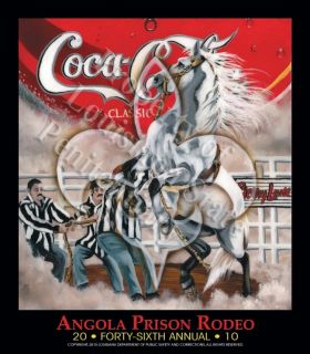 Coca Cola Angola State Prison Rodeo Poster