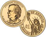 2011 Andrew Johnson P D Dollar Coins Buy 5 Get 1 Free