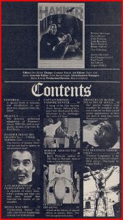 House of Hammer 80 Magazines 1970s Horror Magazine