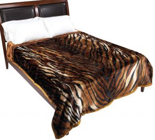  Animal Wyndham House™ Tiger Print Heavy Luxury Queen King Blanket 