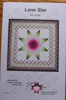 Pattern Lone Star Jackies Animas Quilts Quilting Sew