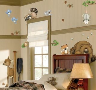 In The Woods Forest Animals Wall Stickers Decals Mural