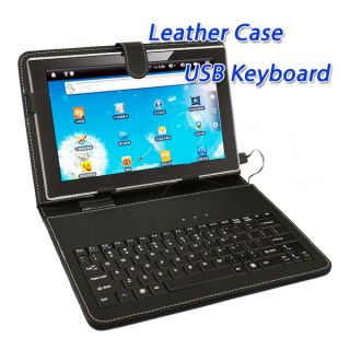Tablet Android PC Leather Case USB Keyboard Stylus Pen For 10 10 1 10 