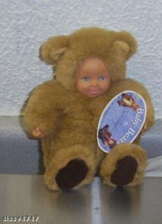 Anne Geddes Baby Bears Bean Filled Collection Doll