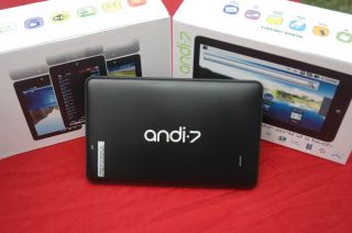 ANDI 7 GOOGLE ANDROID TABLET WiFi 3G CAMERA ADOBE FLASH Fast Like 