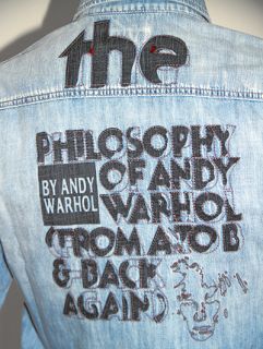 Andy Warhol Pepe Jeans Philosophy Embroidered Shirt
