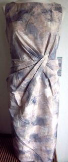 Anne Klein MS Sz Limestone Lacquer Lace Sheath Dress