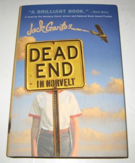 JACK GANTOS Dead End in Norvelt FIRST EDITION 2012 NEWBERY MEDAL 