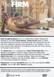 The Firm Body Sculpting Basics DVD Susan Harris Classic Original Firm 