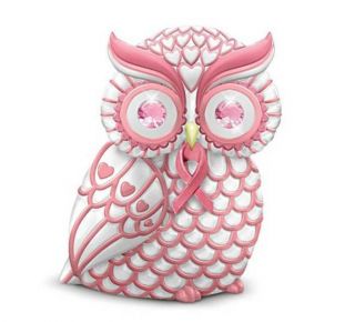   collection breast cancer awareness give a hoot for hope owl figurine