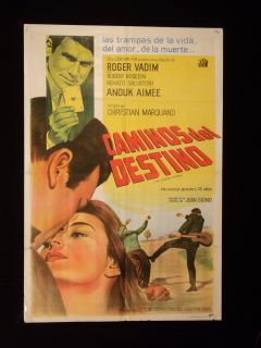 Les Grandes Chemins Roger Vadim Anouk Aimee Argentine 1sh Movie Poster 