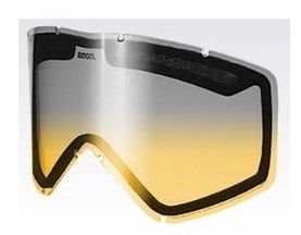 New Anon Solace Yellow Gray Gradient Replacement Lens Ski Snowboard 