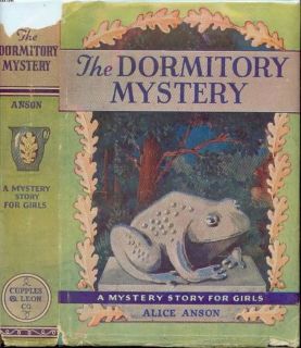   Dormitory Mystery A Mystery Story for Girls Alice Anson HC DJ