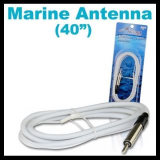 Audiopipe 40 Marine Standard Am FM Antenna Cable