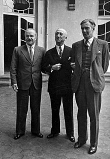   Vyacheslav Molotov , James F. Byrnes and Anthony Eden , July 1945