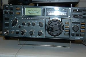 Kenwood Ham Radio with Antenna Tuner and Mic